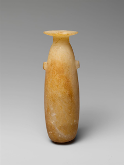Alabaster alabastron
(perfume vase), 5th-4th century B.C.
